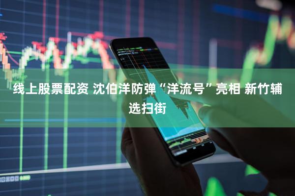 线上股票配资 沈伯洋防弹“洋流号”亮相 新竹辅选扫街